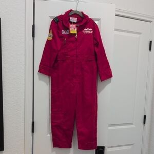 Kids Red Flight Suit